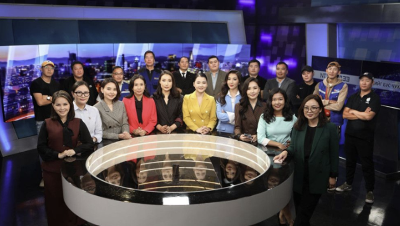 NTV Mongolia newsroom system integration and broadcast production workflow